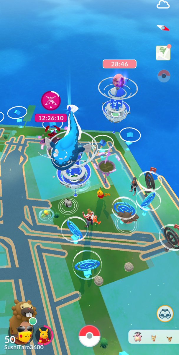 sushitaro3600's tweet image. 海遊館にヘイラッシャ置いてるトレーナーさん素敵👍
#ポケモンGO