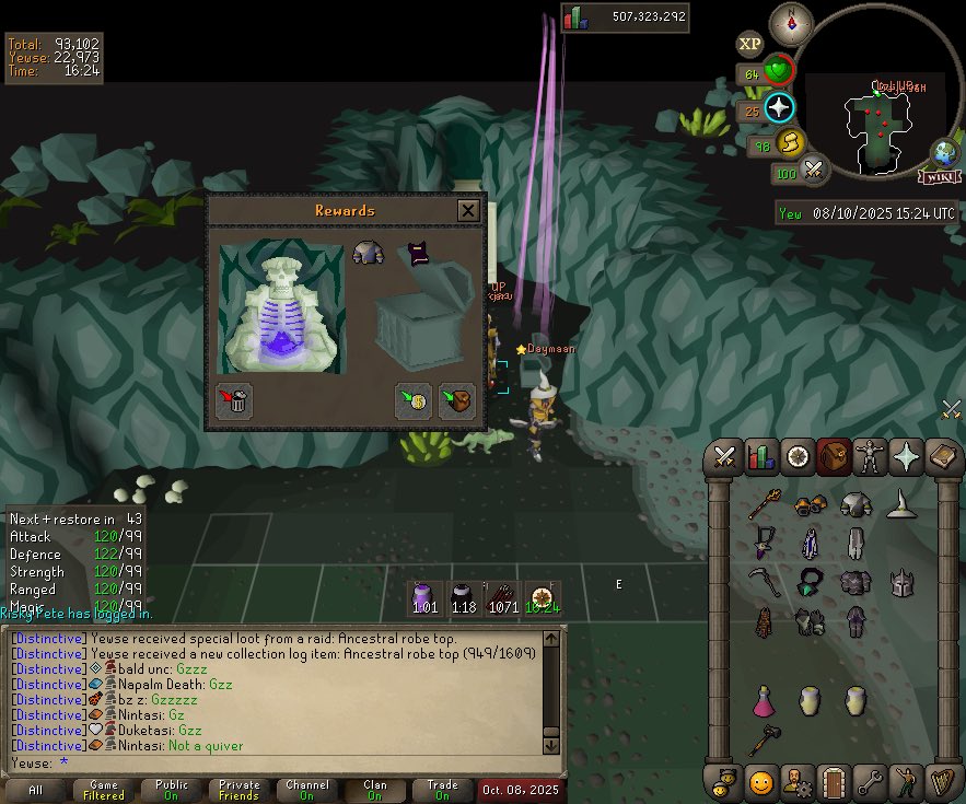 YewseOSRS's tweet image. finally something new from chambers