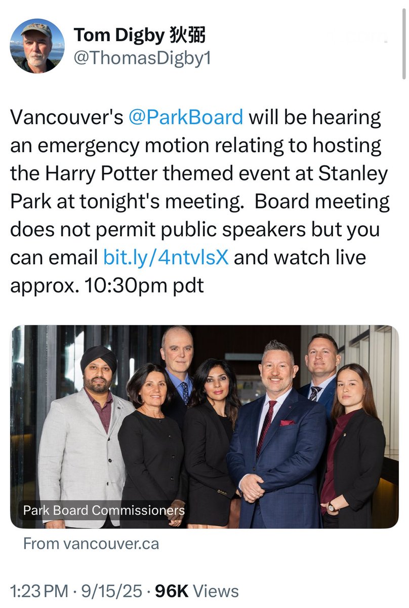I Am Never Leaving This App. 😂😂😂 

It starts here.  With this guy first being apoplectic about a Harry Potter event being hosted at a park.  EMERGENCY meeting needed!   

(Wait for it…keep reading).  

1/