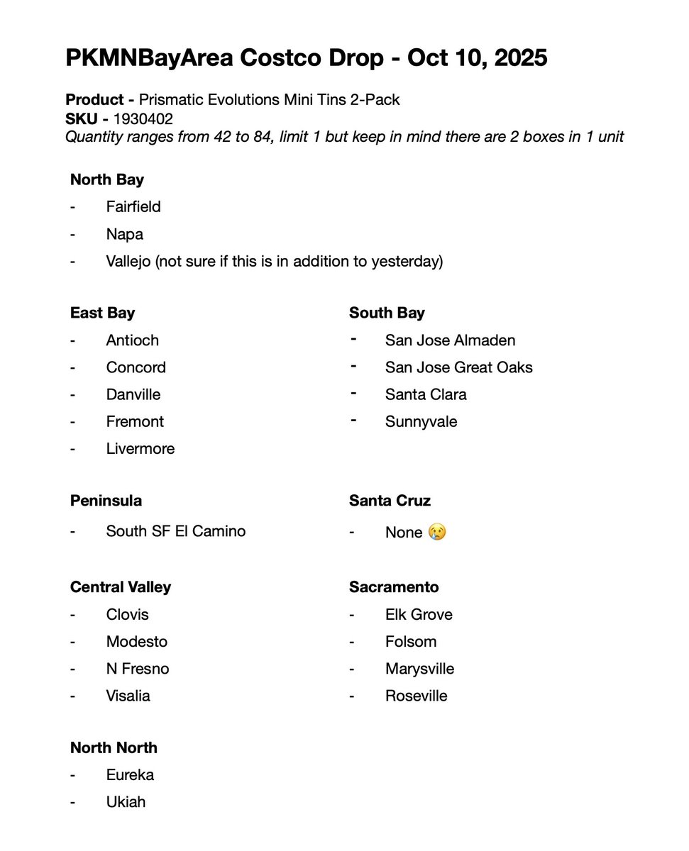Bay Area Pokemon Restocks & Community tweet media