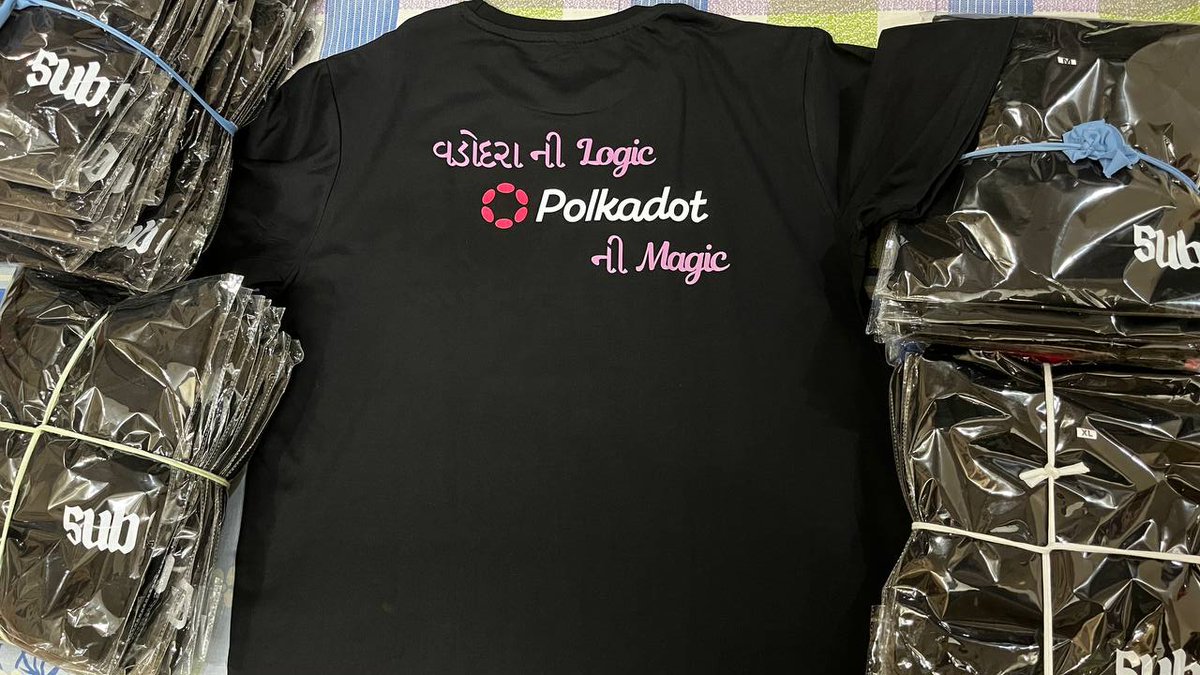 Vadodara, we are coming with Goodies &amp; Good Vibes!👀
Road to Sub0 : Builder Party🚀⚡
<a href="/DOTmeetups/">Polkadot Meetups</a> <a href="/Polkadot/">Polkadot</a> <a href="/Polkadotsub0/">sub0</a> <a href="/parul_dao/">PU DAO</a>

#PolkadotParty #roadtosub0