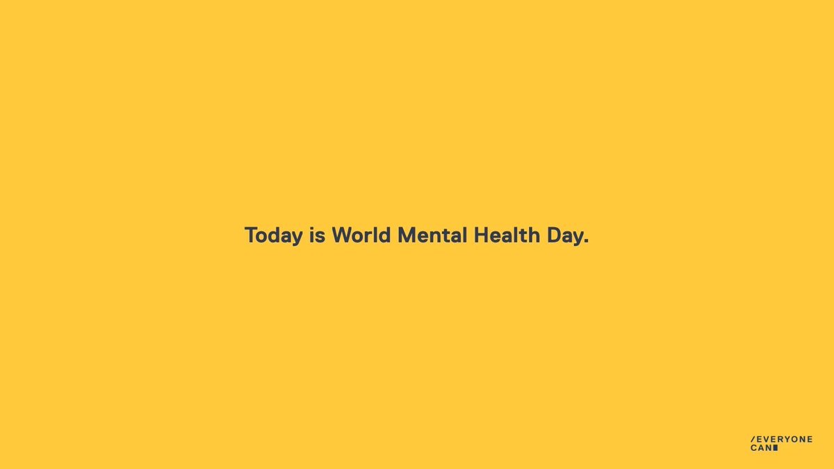 Today is World Mental Health Day. 💛 #WorldMentalHealthDay #MentalHealthMatters #SelfCare #MentalWellbeing #MentalHealthAwareness