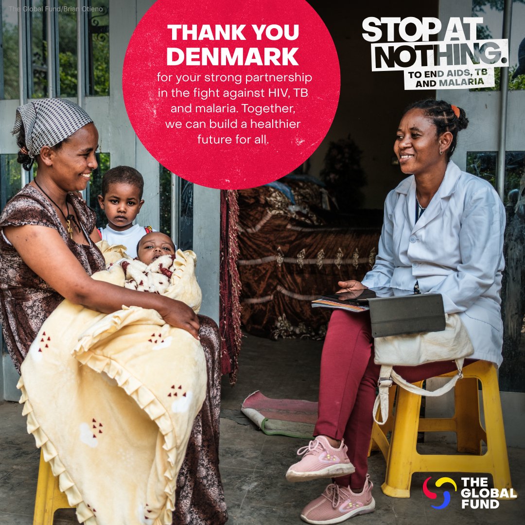 GlobalFund's tweet image. Great news! Denmark has pledged DKK 375 million to the @GlobalFund’s Eighth Replenishment!

As EU Council President, Denmark leads by example, advancing global health and European solidarity against AIDS, TB and malaria.

Thank you Denmark, for your strong partnership to…