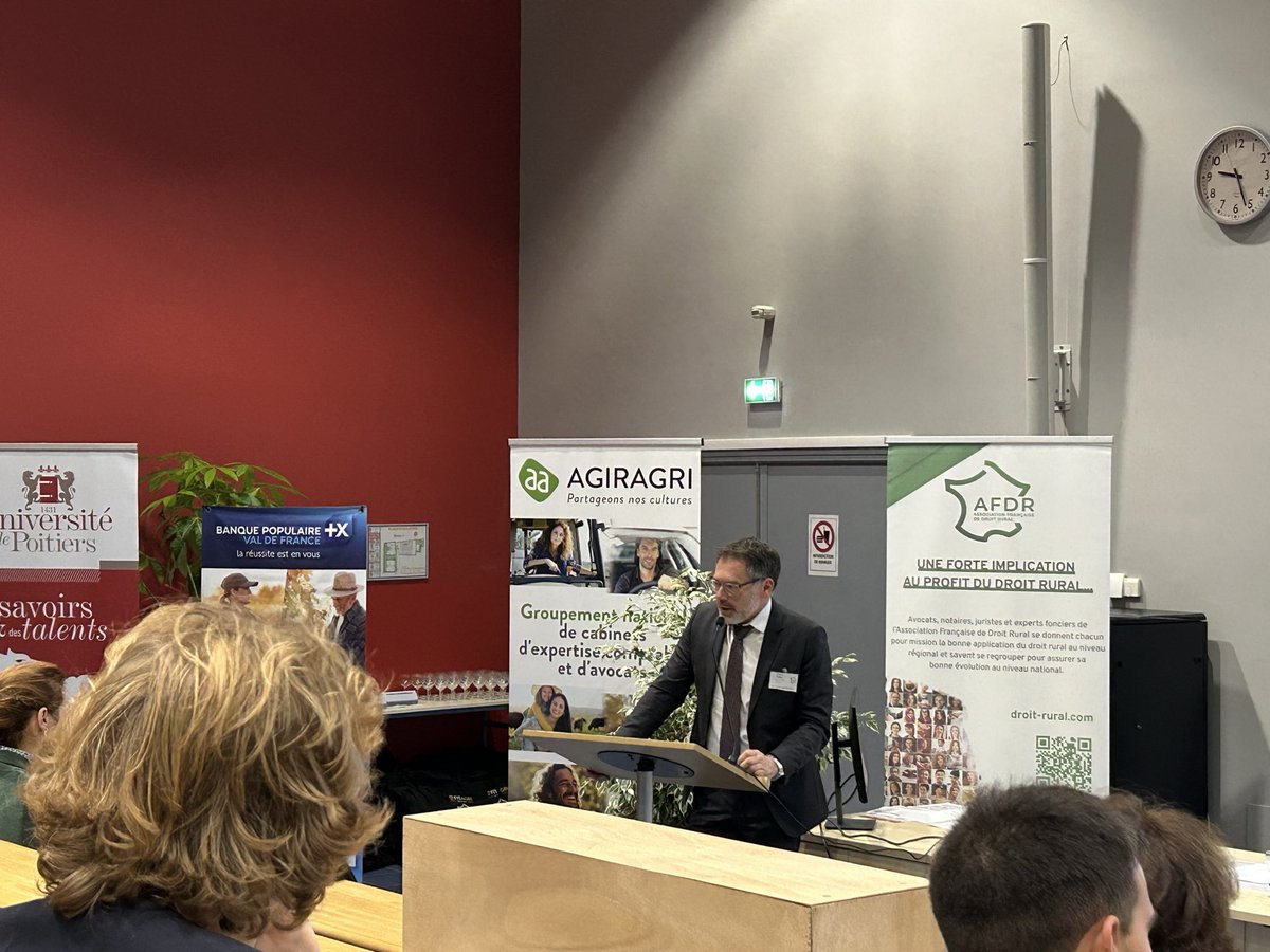 Ouverture du 40eme congrès national de l’<a href="/AFDRural/">Association française de droit rural</a> par son Président François ROBBE
J’aurai le plaisir d’intervenir sur une table ronde ayant comme thématique le « dialogue entre conseiller »

<a href="/Agri_Gouv/">Ministère Agriculture et Souveraineté alimentaire</a> <a href="/ChambagriFrance/">Chambres d'agriculture France</a>    <a href="/Fragritwittos/">FranceAgritwittos♥️</a>