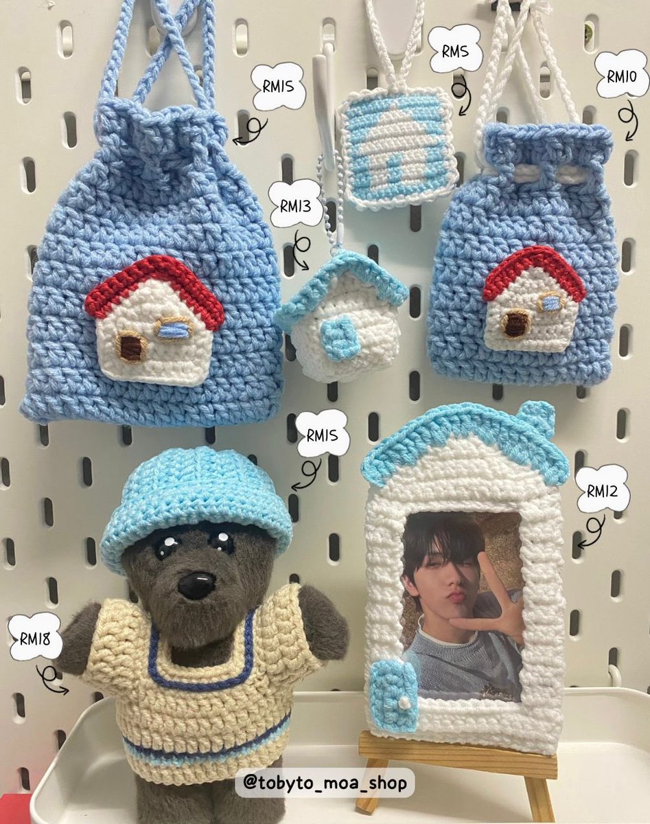 wts boynextdoor crocheted items

- all ready stock except doll beanie &amp; tee
- ⁠very ⁠limited quantity
- price exc postage

#pasarbnd #pasarboynextdoor