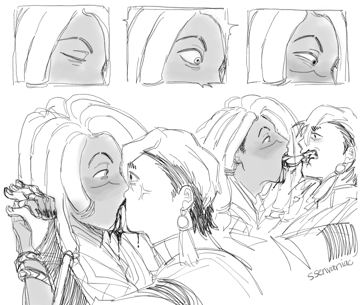 ssenmania's tweet photo. #janka 

first time ive drawn them kissing lol https://t.co/aK8GJGaT8M