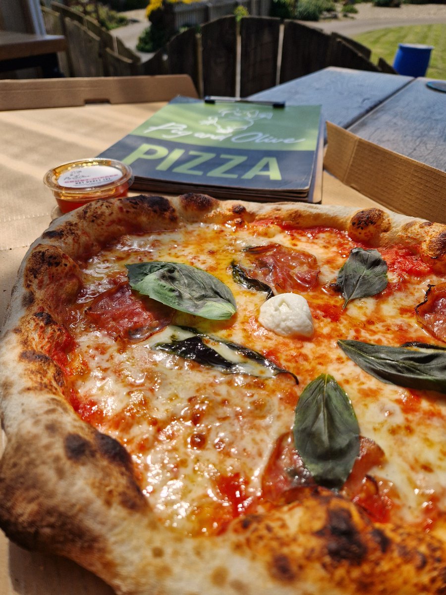 Yummy Neapolitan pizza is all about tradition, quality, and flavour at Pig and Olive in Westward Ho