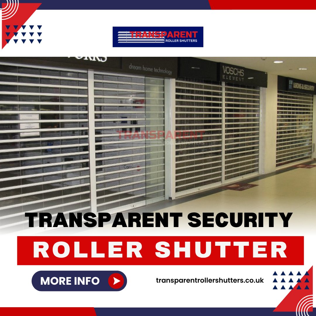 transparen11958's tweet image. 👉Discover our Transparent Security Roller Shutter offering enhanced safety &amp;amp; visibility. Perfect for shops &amp;amp; commercial spaces providing protection without compromising style or natural light. Upgrade today!
#TransparentShutter #SafetyFirst
👉Website: transparentrollershutters.co.uk/transparent-se…