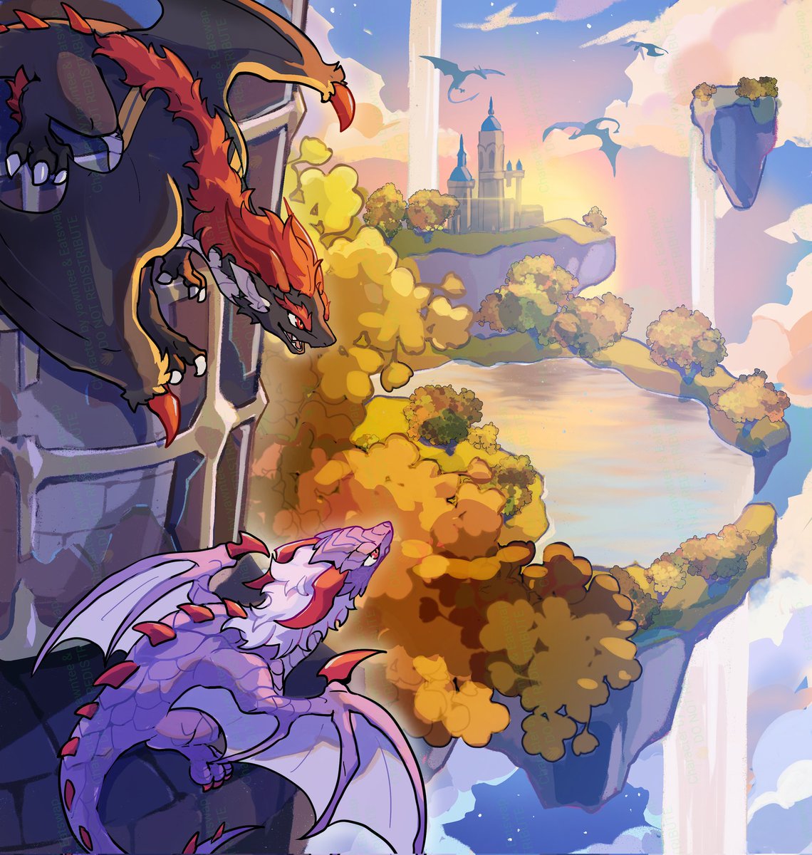 「初出巢穴的小龙，即将成为这片空岛上新的霸主」

🐲： <a href="/yawntee/">炎天</a> <a href="/eatswap/">Eatswap🔜上班</a>