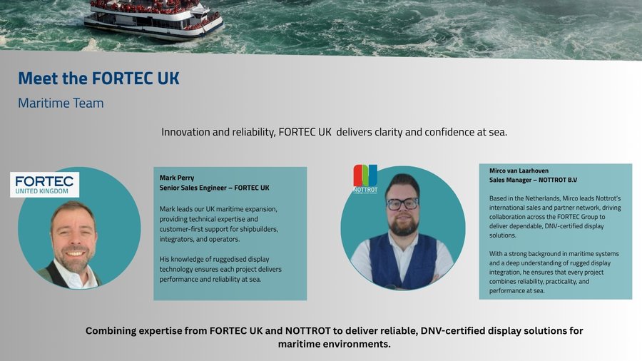 Meet the FORTEC UK Marine Team!  Delivering clarity, durability &amp; performance through DNV-certified maritime displays. fortec.uk/Market-Sectors… #MarineEngineering #Displays #DNV