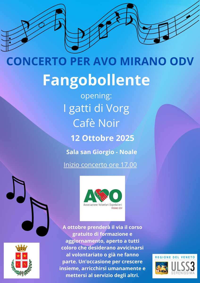 #MyNoale #MyBriana #MyCappelletta #MyMoniego 
E' uscita la newsletter del venerdì della Città di No@le - Noale - Informazioni utili - Venerdì 10 ottobre 2025 - mailchi.mp/3cd46b251a99/n…