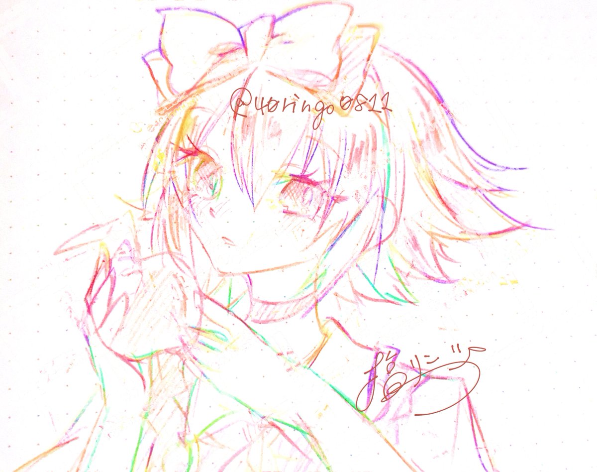 【ゆる募】
暇な時とかに描くようのお題ください
気が向いた時に描くので時間が空いたりするかもです

①〜⑧までの数字とキャラの名前を教えてください
(相互さんでしたらグリムシリーズ以外でも大丈夫です🙆🏻、作品名も教えて貰えると助かります)

2、3枚目みたいなアナログ絵を描きます