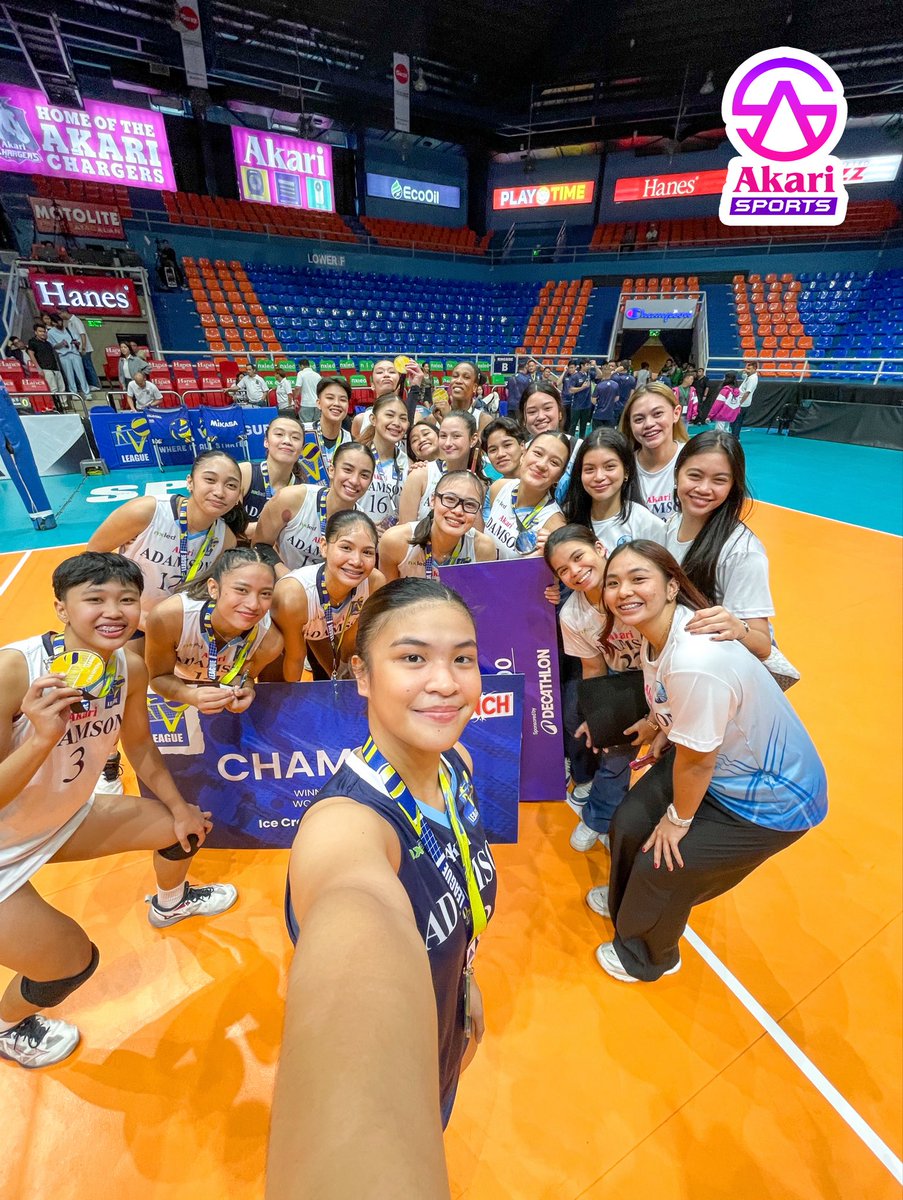 AkariSports's tweet image. FIRST OF MANY (HOPEFULLY 😉) 🩵

Congratulations Adamson Lady Falcons! From the players to the coaches and staff, everybody did a great job! 👏

#AlagangAkari #LabanAdamson #VLeague2025