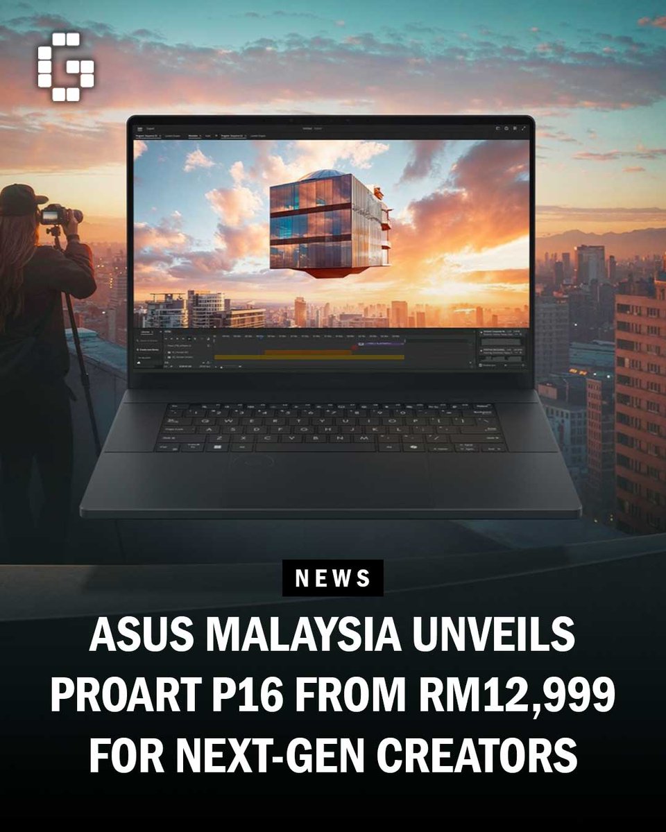 GamerBraves's tweet image. Unleash your creativity anywhere with the refreshed ASUS ProArt P16! ✨

Now available in Malaysia from RM12,999! 🇲🇾

Read the full article below👇
gamerbraves.com/asus-proart-p1…

#ASUS #ProArtP16 #CreatorsUnleashed #RTX50Series #OLEDDisplay #ASUSMY #NextGenCreativity