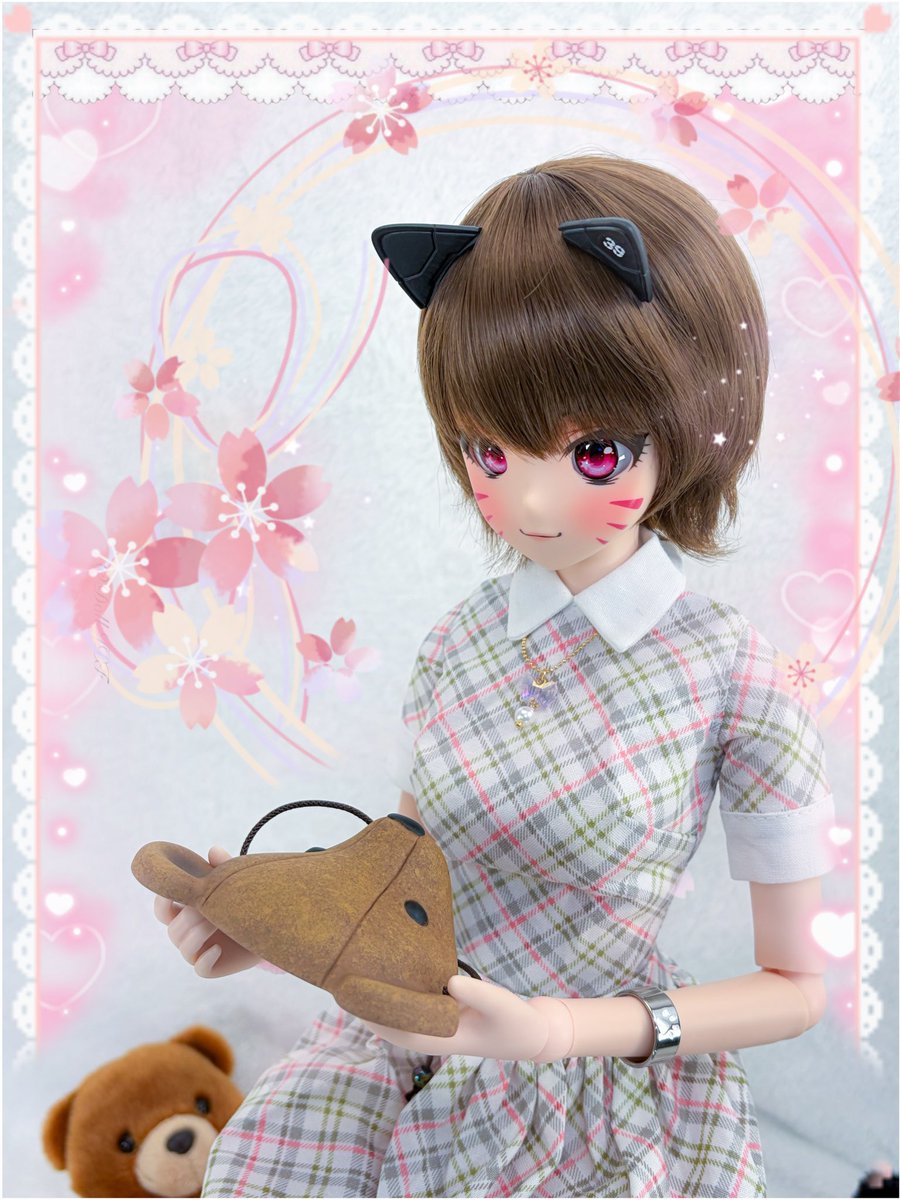 AndroidPDF's tweet image. 祝ちゃん: くまちゃんのお面で変身にゃっ✨🐻
あたし、今日からくまにゃんこ！ฅ(ΦωΦ)ฅ✨

#Antiqueteddy #アルバドール #albadoll #puppy52dolls #smartdoll  #smartdoll祝 #smartdollprowess  #catgirl #dolljpf
