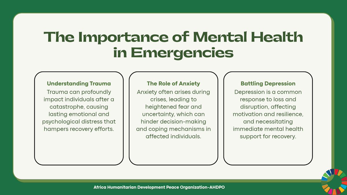 ahdpongo's tweet photo. World Mental Health Day 2025 shines a spotlight on the critical intersection of mental health and emergencies, a reality felt acutely in vulnerable African communities facing conflict, disaster, and displacement. 
#WorldMentalHealthDay #MentalHealthInEmergencies #AHDPO https://t.co/GYNFeYnMIN