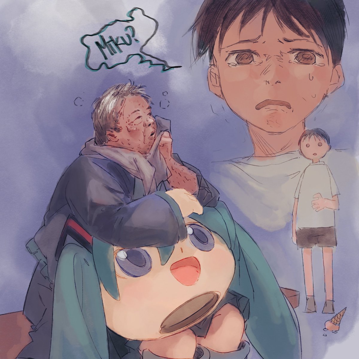 misomackerel01's tweet image. #miku 😔💔