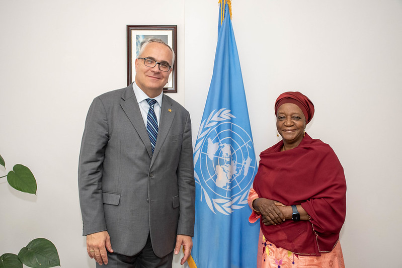 Office of the Director-General, UNON (@odg_unon) on Twitter photo UN Assistant Secretary-General and Deputy Executive Director of <a href="/UNHABITAT/">UN-Habitat</a>, <a href="/MichalMlynar/">Michal Mlynár</a>, paid a farewell courtesy call on UNON DG <a href="/ZainabHawa/">Zainab Hawa Bangura</a>.
We thank him for his dedicated and strong leadership to the UN in Nairobi and wish him the very best in his future endeavours! UN Assistant Secretary-General and Deputy Executive Director of <a href="/UNHABITAT/">UN-Habitat</a>, <a href="/MichalMlynar/">Michal Mlynár</a>, paid a farewell courtesy call on UNON DG <a href="/ZainabHawa/">Zainab Hawa Bangura</a>.
We thank him for his dedicated and strong leadership to the UN in Nairobi and wish him the very best in his future endeavours!