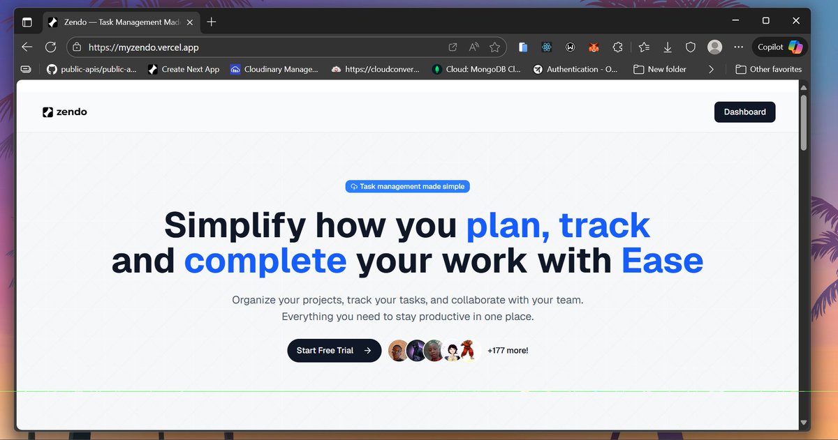 DevText16's tweet image. Updated the landing page for #zendo
What do you think?
Still kept it simple right @josseycodes 🙂
check it out: myzendo.vercel.app
#buildinginpublic