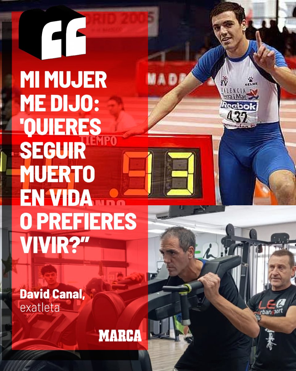 <a href="/Begofleitas/">Begoña Fleitas</a> 👀 David Canal, exatleta, explica a <a href="/marca/">MARCA</a> el punto de inflexión que cambió su vida para poder salir del pozo mental 

🗣️ "La decisión de querer vivir fue motivo más que suficiente para volver a entrenar"  💪