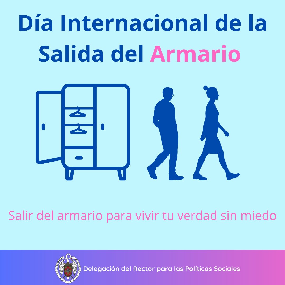 Mañana, en el Día Internacional de la Salida del Armario, celebramos la visibilidad y el valor de vivir con autenticidad