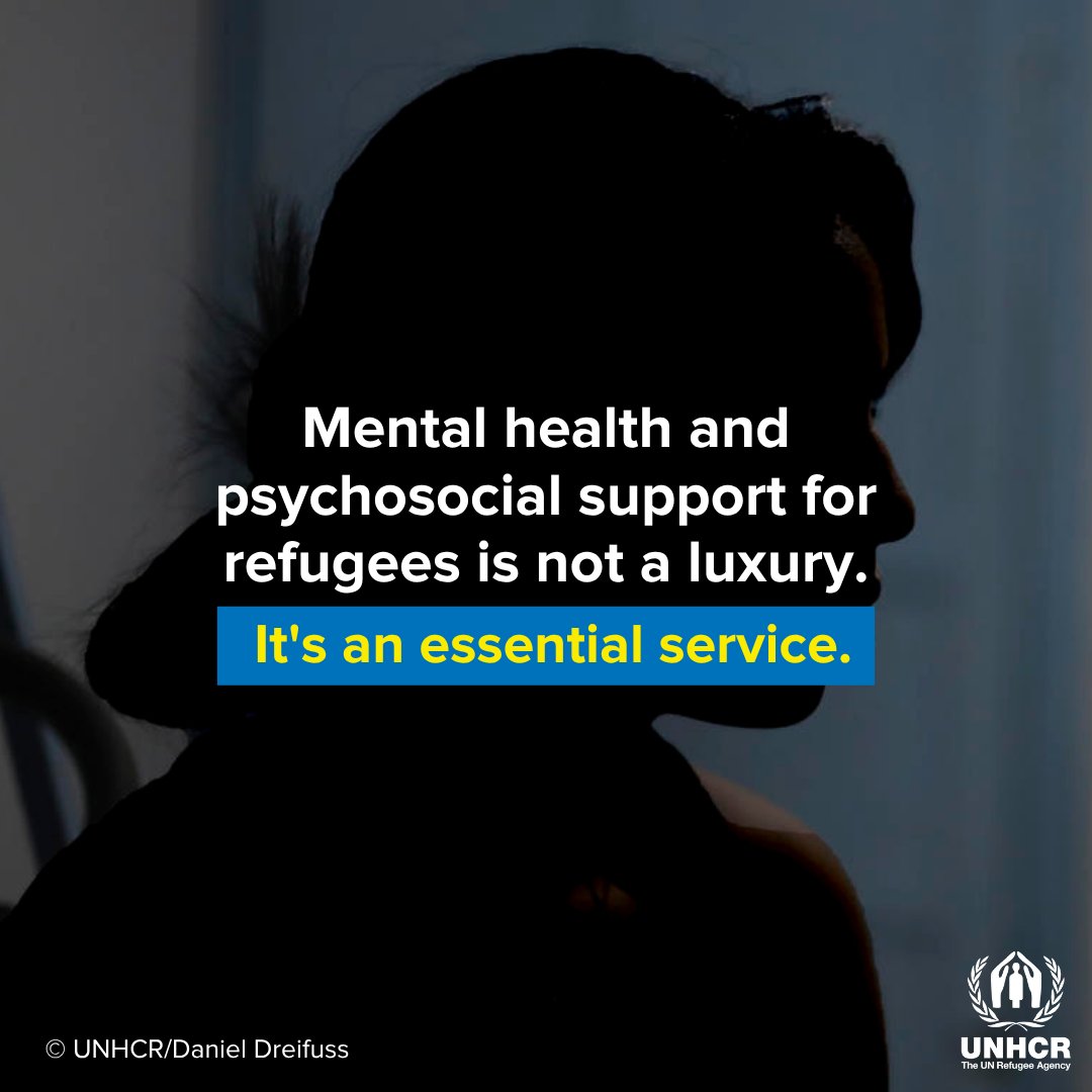 UNHCR Southern Africa (@unhcrsouthernaf) on Twitter photo Mental health care is a lifeline — not a luxury. But funding cuts mean refugees are being left behind. Support is urgently needed.
Please help with a donation: donate.unhcr.org/africa/en-af/g…
<a href="/Refugees/">UNHCR, the UN Refugee Agency</a>
#WorldMentalHealthDay Mental health care is a lifeline — not a luxury. But funding cuts mean refugees are being left behind. Support is urgently needed.
Please help with a donation: donate.unhcr.org/africa/en-af/g…
<a href="/Refugees/">UNHCR, the UN Refugee Agency</a>
#WorldMentalHealthDay