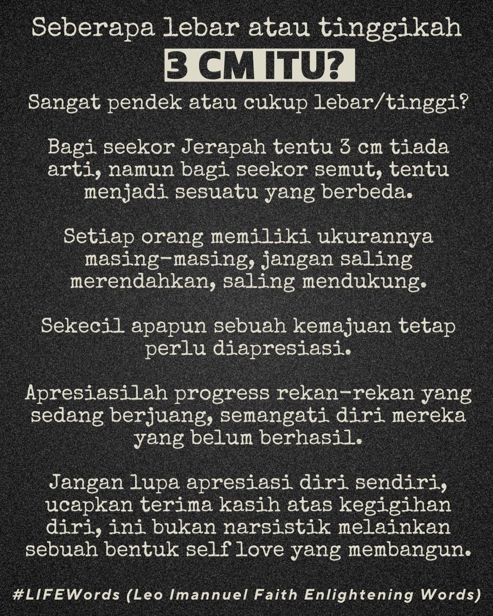 #LIFEWords (Leo Imannuel Faith Enlightening Words)