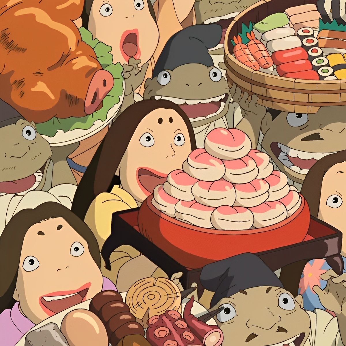 PhotoGhibli's tweet image. Spirited Away (2001)