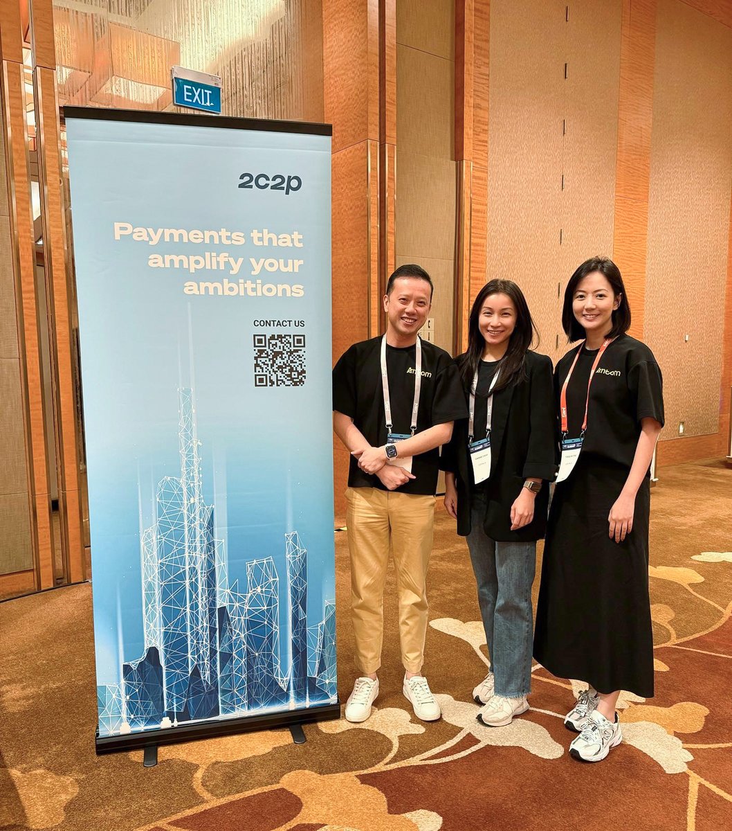 That's a wrap on the MAG Payments Summit in SG! 🎬

Thank you to everyone who dropped by, and to Paul Tunstall and the MAG team for having us!

Interested in finding out how 2C2P can help your business grow across SEA? Speak with us today: na2.hubs.ly/H01wsS40