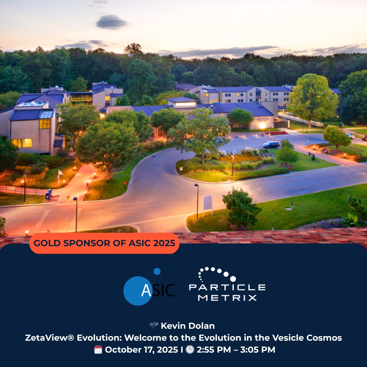Particle_Metrix's tweet image. See you at @ASICmeeting!
We’re proud to be Gold Sponsor at the American Society for Intercellular Communication Annual Meeting, October 16–18 at the Bolger Center, Potomac, MD.
Visit us at the @Particle_Metrix booth to discover innovative solutions driving nanoparticle research.