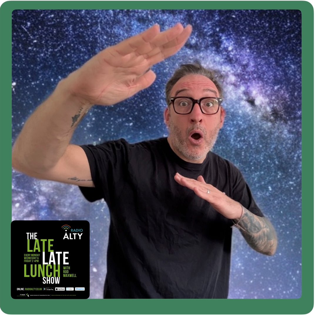 Today from 2pm on #thelatelatelunchshow Rod Maxwell is speaking with Matthew Schott about his journey into YouTube and reviewing fast food. Listen online - free apps - Alexa. #fastfood #foodreviews