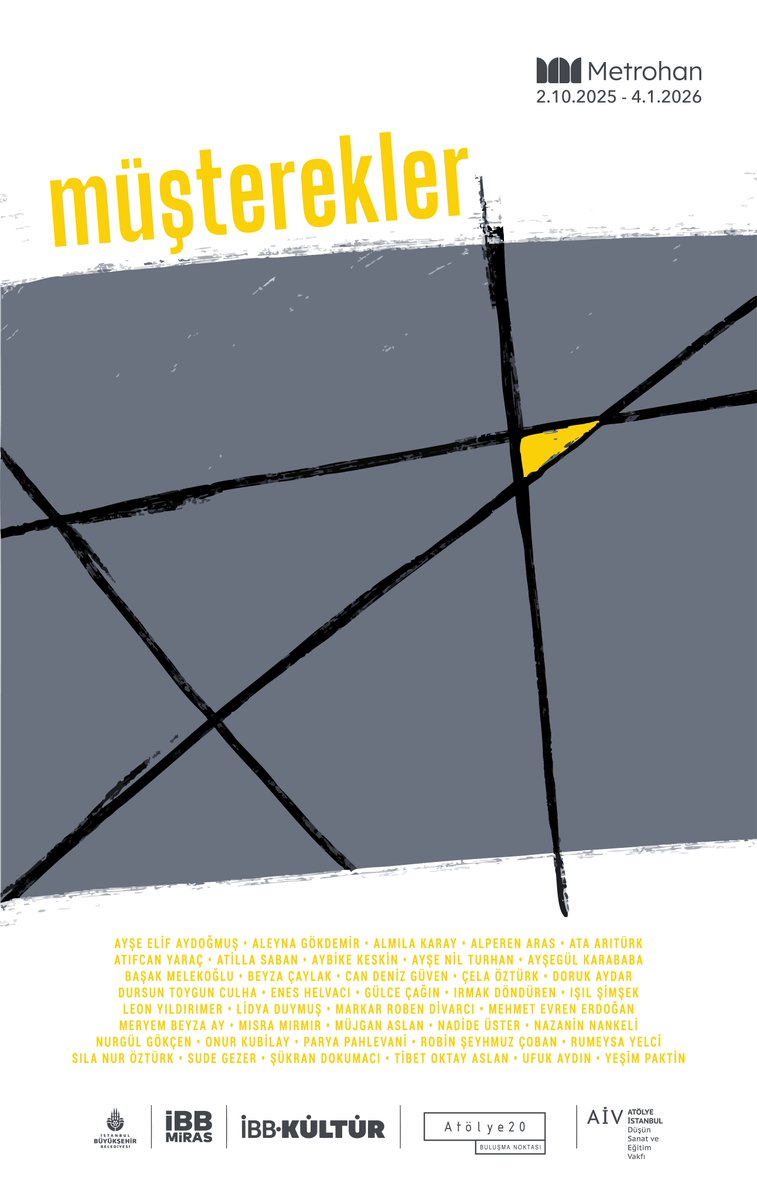Kaybolan Ortak Alanları Yeniden Düşündüren 40 Sanatçının Eserlerinden Oluşan “Müşterekler” Sergisi, Metrohan’da Açıldı!  instagram.com/p/DPnvTFHDL_N/  #Müşterekler #Metrohan #İBBKültür #ÇağdaşSanat #İstanbulEtkinlikleri #SanatSergisi