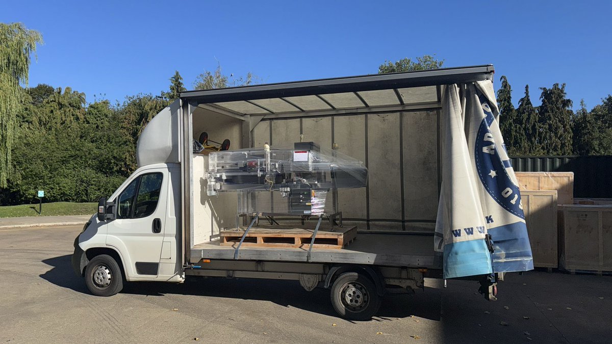 Image for the Tweet beginning: A metal particle detector delivery