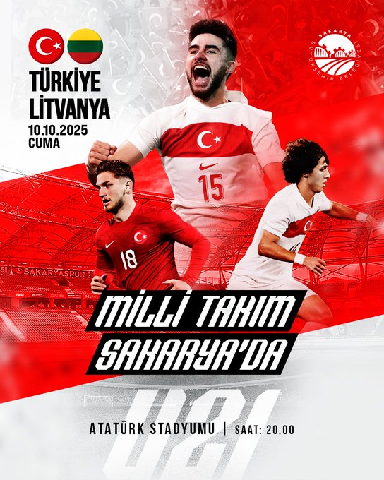 Sakarya’da U21 Milli Takımı’nın Heyecanı