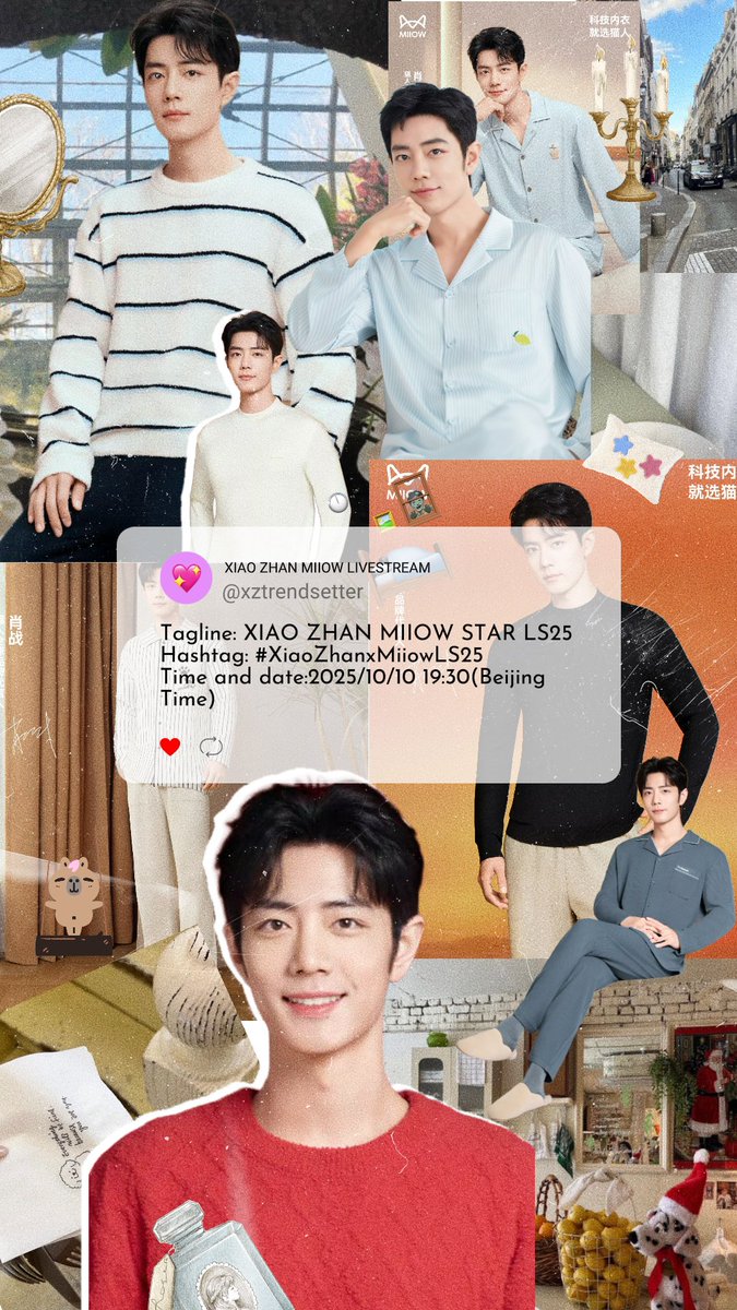 xztrendsetter's tweet image. Hello guys!
See you tonight!

#XiaoZhan 
#XiaoZhan肖战