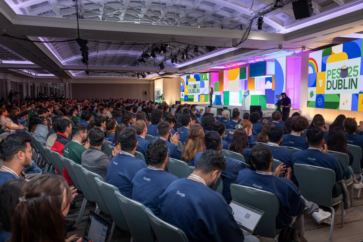 GooglePEProgram's tweet image. We are back, LIVE from Dublin! 🇮🇪 Day 2 of #PESummit25 starts now on PES@Home!