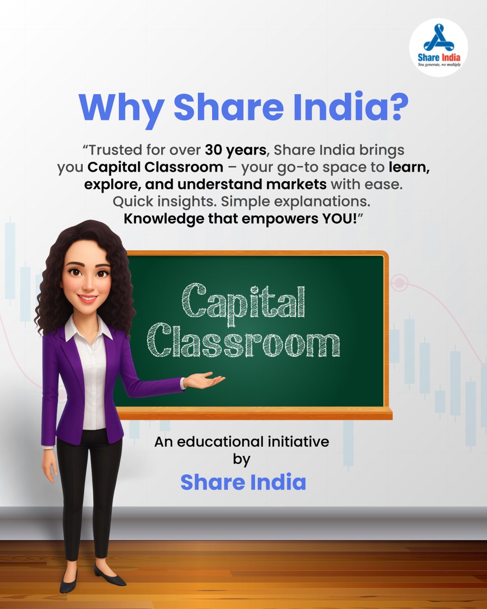Empowering investors for over 30 years with trust and clarity.
Learn, explore, and master the markets with Share India.

Check out our modules:
Module 1 - youtube.com/playlist?list=…
Module 2 - youtube.com/playlist?list=…
Module 3A - youtube.com/playlist?list=…
Module 3B -