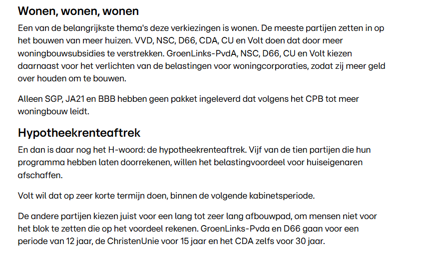 SGP, JA21 en BBB (hoi Mona) hebben  volgens het CPB een pakket aangeleverd dat niet tot meer woningbouw leidt

rtl.nl/nieuws/economi…