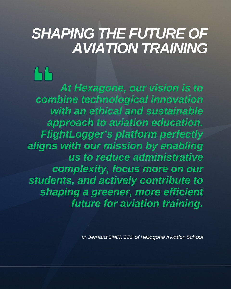 FlightLogger1's tweet image. 🌍✈️ We’re excited to welcome a new partner in France!

SAS Hexagone Aviation School joins the FlightLogger community as a certified ATO based in Beauvais. 🇫🇷

👉 Read the full announcement here: eu1.hubs.ly/H0nHDb30

#FlightLogger #HexagoneAviationSchool #Beauvais
