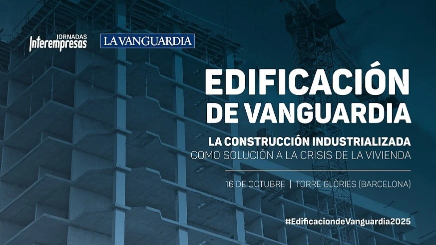 ⏰ ¡Últimos días para inscribirte en #EdificaciónDeVanguardia2025!

Organizado por @Interempresas y <a href="/LaVanguardia/">La Vanguardia</a> este 16 de octubre (8:30 h) en <a href="/MiradorGlories/">Mirador Torre Glòries</a> (Barcelona).

🔗shorturl.at/srMnL 

#REBUILD <a href="/ICANDELA_com/">ICANDELA - Revista Iluminación e interiorismo</a> <a href="/in_construccion/">iARQCO - Arquitectura y Construcción</a> <a href="/SBNPavimentos/">Revista Pavimentos</a>