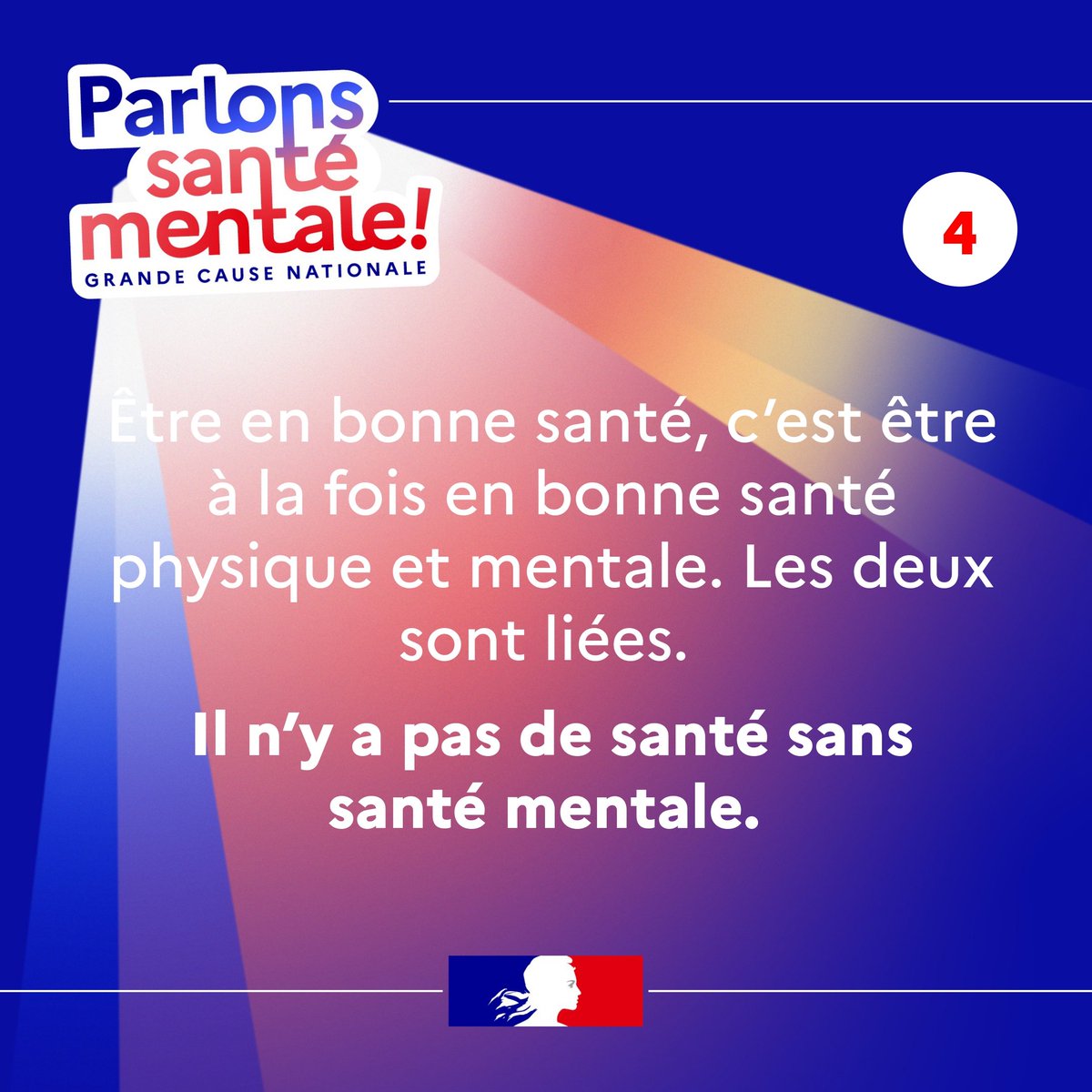 #SantéMentale 🧠 À l’occasion de la Journée mondiale de la santé mentale, il est important de faire quelques rappels essentiels sur cette Grand cause nationale 2025 !

👉️ La santé mentale reste un sujet tabou pour plus de 70 % des Français. Ce silence enferme les personnes en