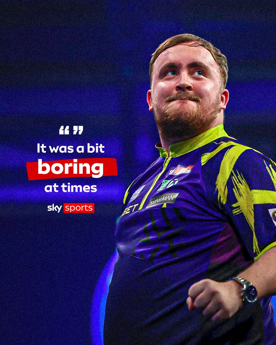 SkySportsDarts's tweet image. Luke Littler shares his thoughts after he dethroned defending champion Mike De Decker 3-0 👀
