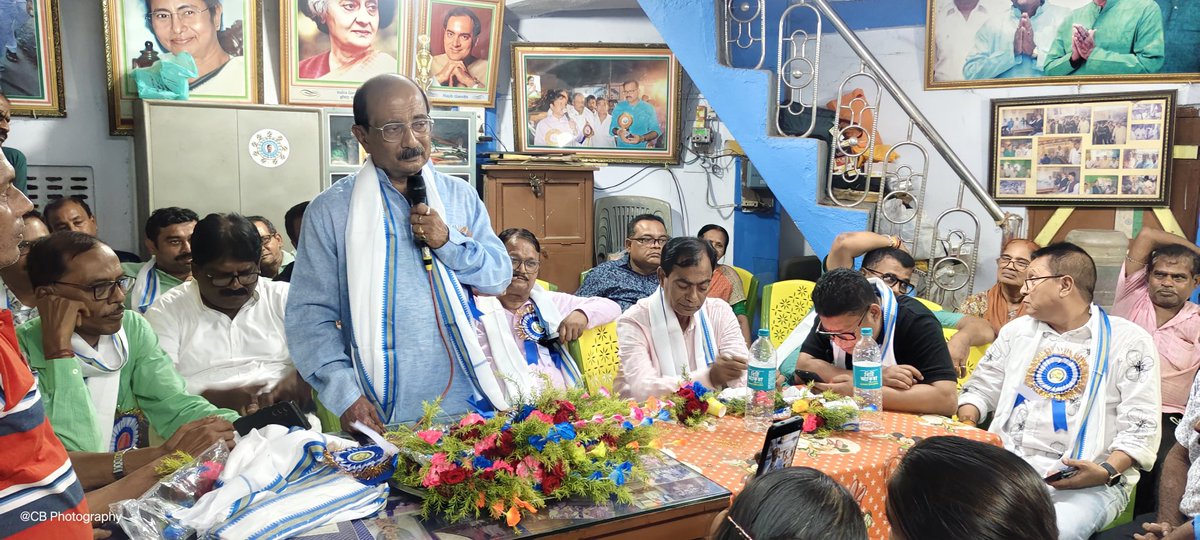 inttucwb1's tweet image. INTTUC অনুমোদিত অল বেঙ্গল তৃণমূল রেলওয়ে হকার্স ইউনিয়নের হাবড়া শাখার উদ্যোগে বিজয়া সম্মিলনী অনুষ্ঠান।

@MamataOfficial @abhishekaitc @AITCofficial @RitabrataBanerj @tapas_dasg90727