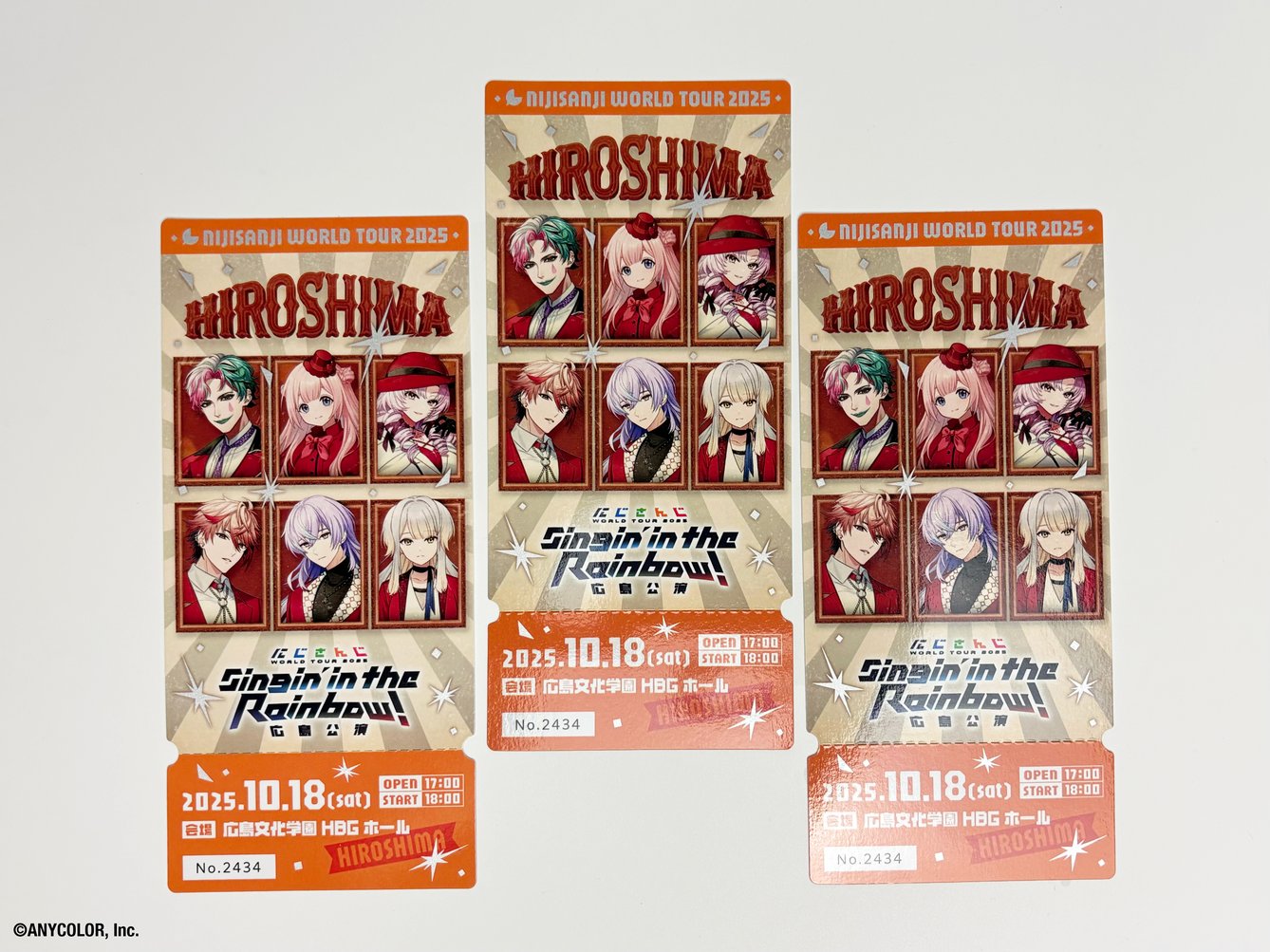 ま*る様 にじさんじ SitR 広島公演 会場限定 フライヤー RICOL on X: 
