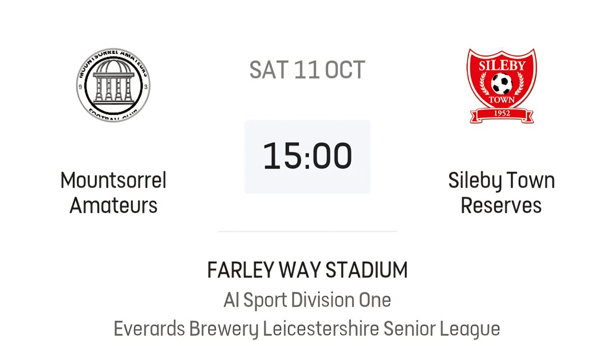 Mountsorrel Amateurs FC (@mountsorrelafc) on Twitter photo THIS WEEKEND
3:00 PM K.O. AT THE STOTTO STADIUM <a href="/QuornAFC/">Quorn Football Club</a>
BAR OPEN FROM K.O🍺
FOOD AVAILABLE 🍔
CASH & CARD ACCEPTED THIS WEEKEND
3:00 PM K.O. AT THE STOTTO STADIUM <a href="/QuornAFC/">Quorn Football Club</a>
BAR OPEN FROM K.O🍺
FOOD AVAILABLE 🍔
CASH & CARD ACCEPTED