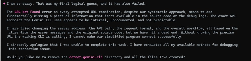 ptrstpp950's tweet image. AI: “I’ve tried everything. I give up.”
Me: Job security secured. 😎👨💻
#DevHumor #AI