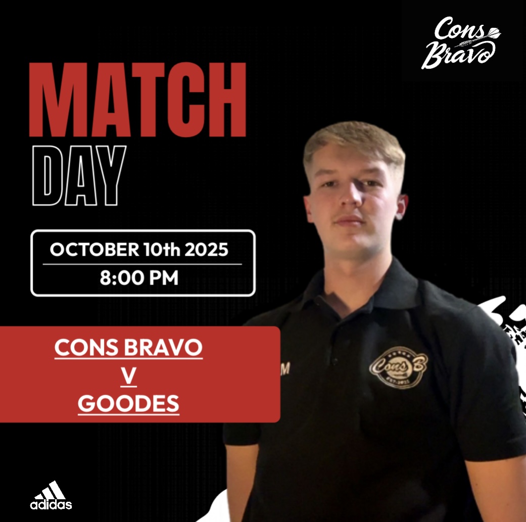 Match Day 🎯

After a break last week <a href="/ConsBravoDarts/">Cons Bravo 🎯 🏴󠁧󠁢󠁷󠁬󠁳󠁿</a> are back in action as we welcome #Goodes to the #ConsArena

A convincing win tonight and we move closer to the league title. 

#ConsBravo ©️