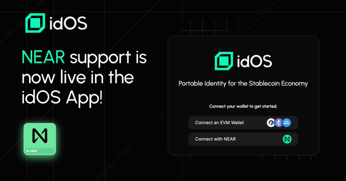 idOS is redefining identity in the stablecoin economy. 
💡 Verify once, reuse everywhere
🔒 Keep your data in self-custody
⚡ Share it instantly across 40+ chains
It’s not just identity — it’s Identity Portability.
Start building your onchain reputation app.idos.network