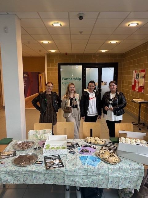 AyrshireColl's tweet photo. Our wonderful Access to Nursing students at Kilwinning Campus have been doing an amazing job raising awareness for World Mental Health Day!

They’ve been sharing important mental health resources and starting conversations with both students and staff.🌍✨

#WorldMentalHealthDay https://t.co/NpPt9jJO0R