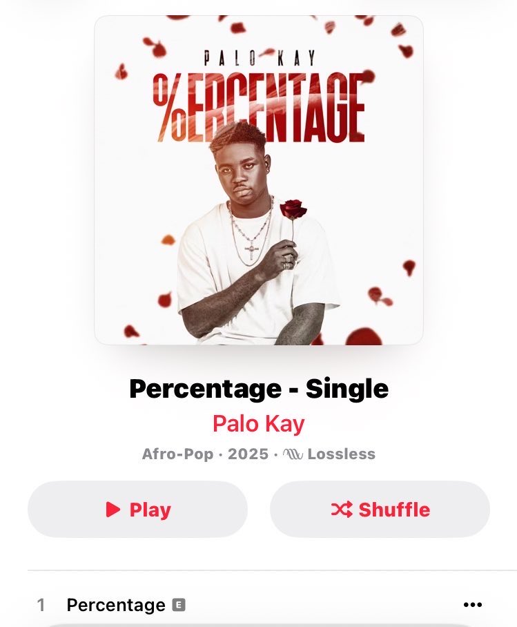 MotivationNkoaa's tweet image. #PercentageByPaloKay is making my day 🔥🔥. music.apple.com/gh/album/perce…